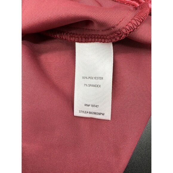 Pioneer Woman Womens Red Wine Velour Empire Waist Embroidered Tunic Shirt Small - Picture 7 of 10